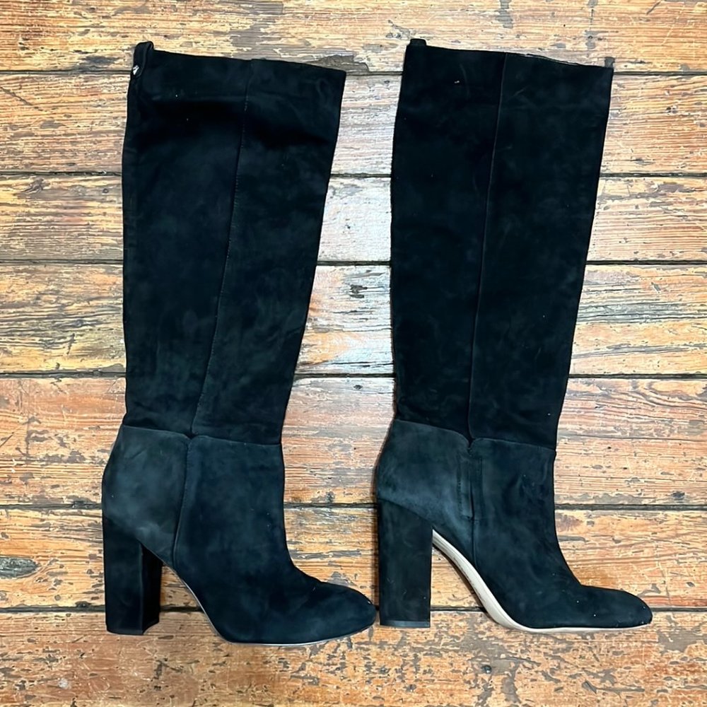 SAM EDELMAN KNEE HIGH HEELED BOOTS | SIZE 8 1/2